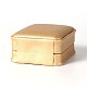 Rectangle en cuir pendentif en plastique collier boîtes à bijoux OBOX-N012-03-5