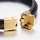 Leather Cord Bracelets BJEW-F317-031-5