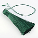 Décorations de pendentif pompon en polyester AJEW-R057-12-1
