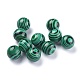 Perles de malachite synthétiques G-L564-004-B07-1