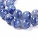 Aventurine bleue naturelle chapelets de perles G-F425-07B-5