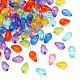 100Pcs Transparent Acrylic Beads MACR-YW0002-10-2