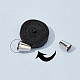 Chgcraft 72pcs6スタイル亜鉛合金コードエンド  エンドキャップ  コーン  ミックスカラー  13~14x10~11.5mm  穴：5~5.7mm  内径：8~10mm  12個/スタイル FIND-CA0003-40-5