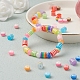 200Pcs 2 Style Transparent Stripe Resin Beads RESI-YW0001-15-6