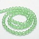 Brins de perles rondes en verre à facettes écologiques EGLA-J042-8mm-M01-3