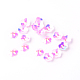 Ornament Accessories Disc Plastic Paillette Beads X-PVC-R013-10mm-M-2