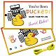 CREATCABIN 50Pcs Duck Theme Paper Card AJEW-CN0001-98D-1