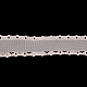 ポリエステルオーガンジーリボン  花で印刷  ショッキングピンク  1インチ（25mm）  約20ヤード/ロール（18.29メートル/ロール） ORIB-R028-16A-2