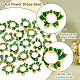 Cadre de perle d'émail en alliage dicosmétique 30 pièces FIND-DC0002-48-4