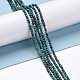 Brins de perles naturelles de chrysocolle et de lapis-lazuli G-D463-08A-4