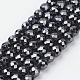 Magnetic Synthetic Hematite Beads Strands HEMA-4D-1-3