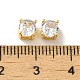 Micro cuivres ouvrent zircone cubique perle KK-H461-09B-G-3