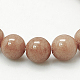 Chapelets de perles rondes en jade de Mashan naturelle X-G-D263-4mm-XS27-1