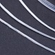 Cuerda de cristal elástica plana EW-I001-0.6mm-M-5