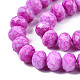 Cuisson opaque de perles de verre peintes EGLA-N006-009B-A19-2