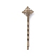 Brass Hair Bobby Pin Findings X-HJEW-H009-AB-1