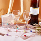 Kit fai da te per la creazione di ciondoli per bicchieri da vino di Sunnyclue DIY-SC0020-73G-6