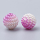 Perles acryliques de perles d'imitation OACR-T004-10mm-12-2