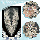 Cuello de strass de encaje floral bordado de poliéster DIY-WH0304-901D-3