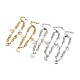 304 bracelet à breloques en acier inoxydable avec chaînes à maillons pour femme BJEW-C0025-06-1