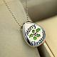 Drop Engraved Merry Christmas and Mistletoe/Holly Leaves Alloy Enamel Pendant Necklaces NJEW-N0052-096-7