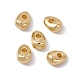 Rack Plating Brass Beads KK-C007-42G-1