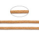 コットン糸  マクラメコード  装飾的な糸のスレッド  DIYの工芸品について  ギフトラッピングとジュエリー作り  ゴールデンロッド  3mm  約109.36ヤード（100m）/ロール。 OCOR-T001-02-12-3