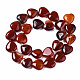 Chapelets de perles rouges en agate naturelle X-G-S364-097-2