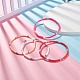 4 pz 4 colori fatti a mano in argilla polimerica perline elastiche cavigliere set per le donne AJEW-AN00467-2