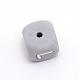 Perles alphabet en silicone pour la fabrication de bracelets ou de colliers&nbsp;SIL-TAC001-01A-L-2