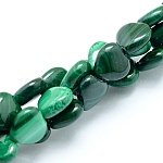 Chapelets de perles en malachite naturelle, cœur, 10x10x4~5mm, Trou: 0.8mm, Environ 43 pcs/chapelet, 15.75 pouce (40 cm)