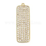 Латунные микро проложить кубического циркония подвески KK-L229-032G