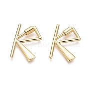 Латунные брелоки с карабином KK-I663-01G-K