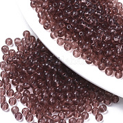 Прозрачные стеклянные бусины SEED-S040-09A-02