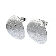 Серьги-гвоздики из нержавеющей стали 201 EJEW-K270-11P