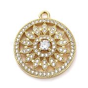 Латунные микро проложить кубического циркония подвески KK-L229-074G