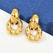 Серьги-гвоздики из нержавеющей стали 304 EJEW-K268-33G