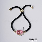 Модные милые латунные браслеты с овальными звеньями RQ1549-2