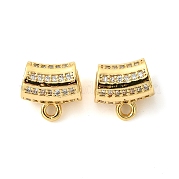 Латунные дужки из латуни с микропаве из кубического циркония KK-M277-09D-G
