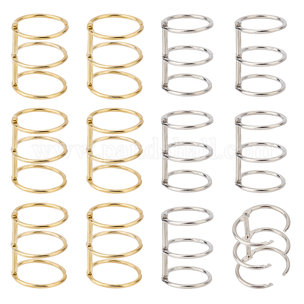 NBEADS 20 Pcs 2 Couleurs Chaîne de Suspension pour Manteau, 10cm Chaîne de Suspension en Métal avec 2 Pcs Boucles en Acier Inoxydable 304 pour Vêtements et Accessoires Décoratifs