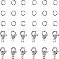 PandaHall 690pcs 304 Stainless Steel Open Jump Rings for Jewelry Making  Connectors Jewelry Finding Golden & Stainless Steel Color, 4mm 6mm 8mm 10mm