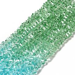 Chapelets de perles en verre transparent&nbsp;GLAA-H023-02G