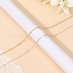 Chaîne de ceinture en alliage&nbsp;AJEW-WH20059-41G