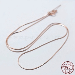 Collares de cadena de 925 plata esterlina&nbsp;STER-F039-15RG