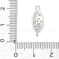 Verbindungsanhänger aus Messing mit durchsichtigen Kubisch Zirkonia&nbsp;KK-Z094-06P-01