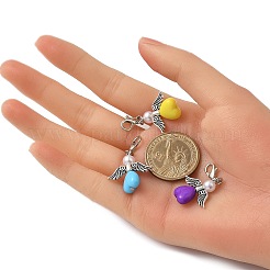 Decorazioni pendenti in acrilico e abs opaco&nbsp;HJEW-JM04002