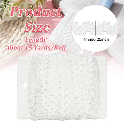 Ruban de dentelle en polyester de 15 mètre&nbsp;OCOR-WH0088-35C
