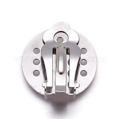 Accesorios para pendientes con clip de acero inoxidable resistentes al deslustre&nbsp;X-STAS-L207-18P