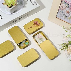 6 boîte de rangement à bibelots en fer blanc avec couvercle coulissant&nbsp;CON-SP0001-23D