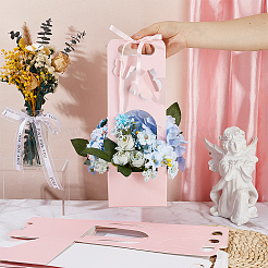 Cajas florales de papel con mariposas&nbsp;CON-WH0001-62A-01